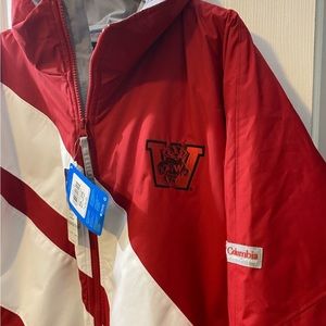 COPY - Columbia Rain Protector Jacket Wisconsin Badgers size XXL New
